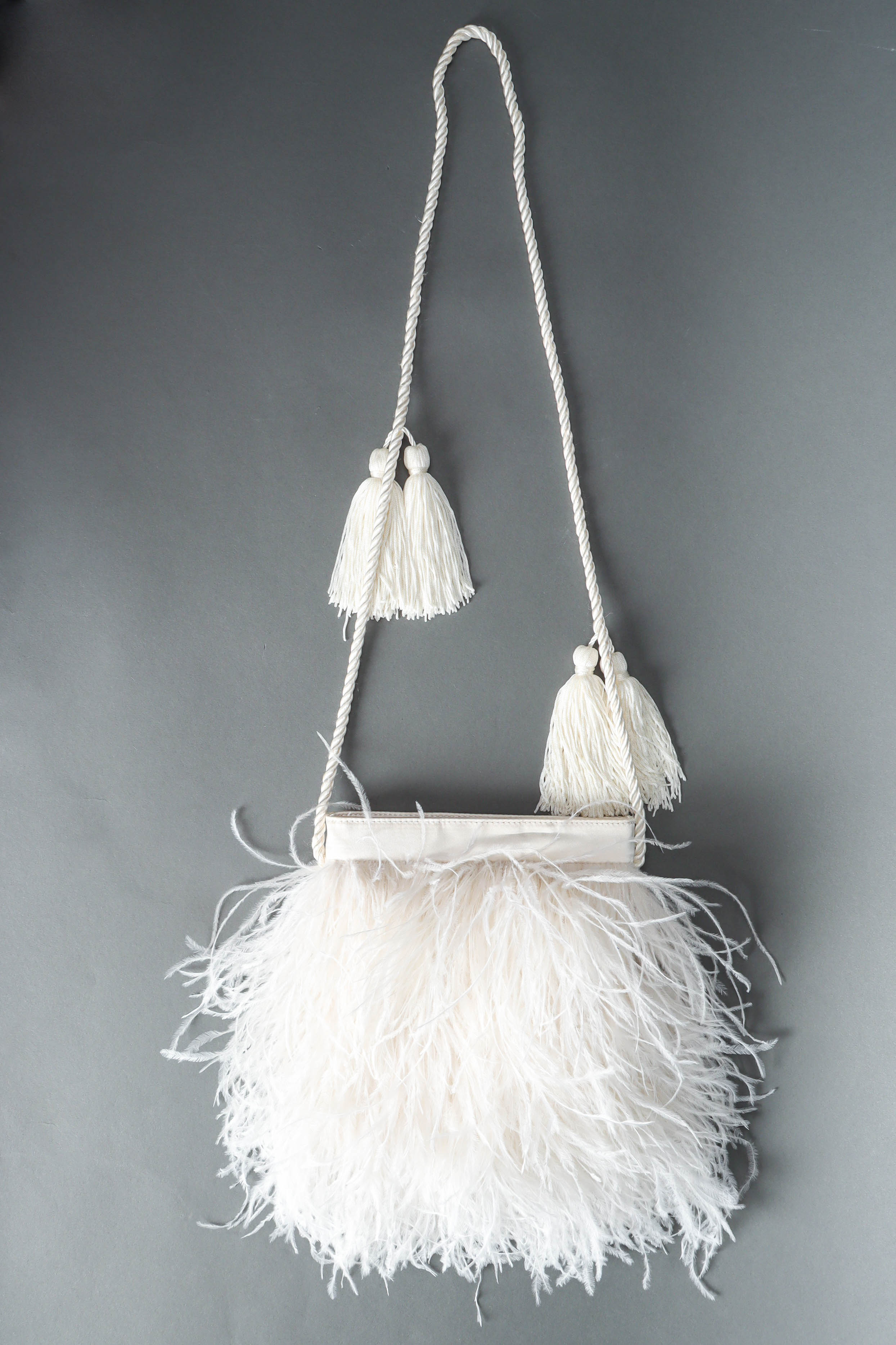 Vintage Barneys New York Feathers Pouch Bag @ Recess LA