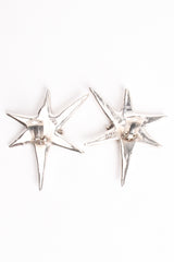 Vintage 925 Sterling Star Earrings & Brooch Set backside at Recess Los Angeles