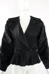 Vintage Bernard Perris Pleated Peplum Collar Jacket on Mannequin crop at Recess Los Angeles