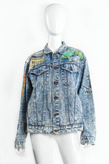 Vintage Embellished Beverly Hills Jean Jacket front at Recess Los Angeles