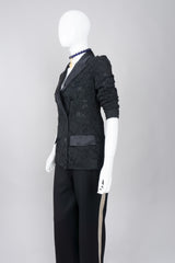 Bill Blass Lace Tuxedo Jacket