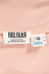 Vintage Bill Blass Organza Bow Wrap Top tag @ Recess Los Angeles