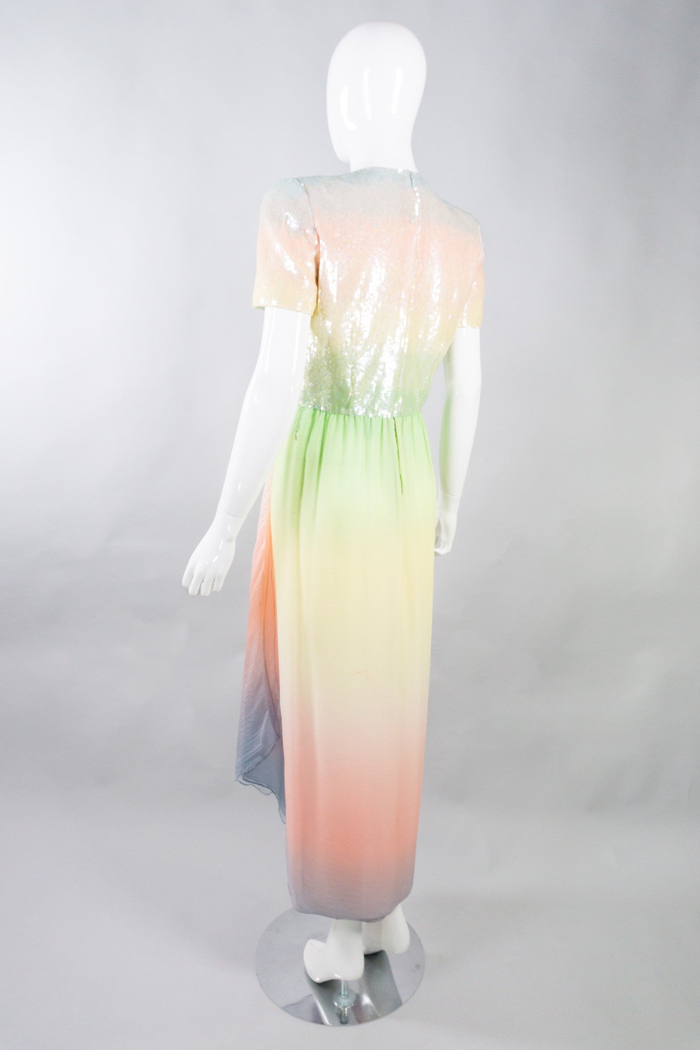 Bill Blass Rainbow Sherbet Unicorn Dress