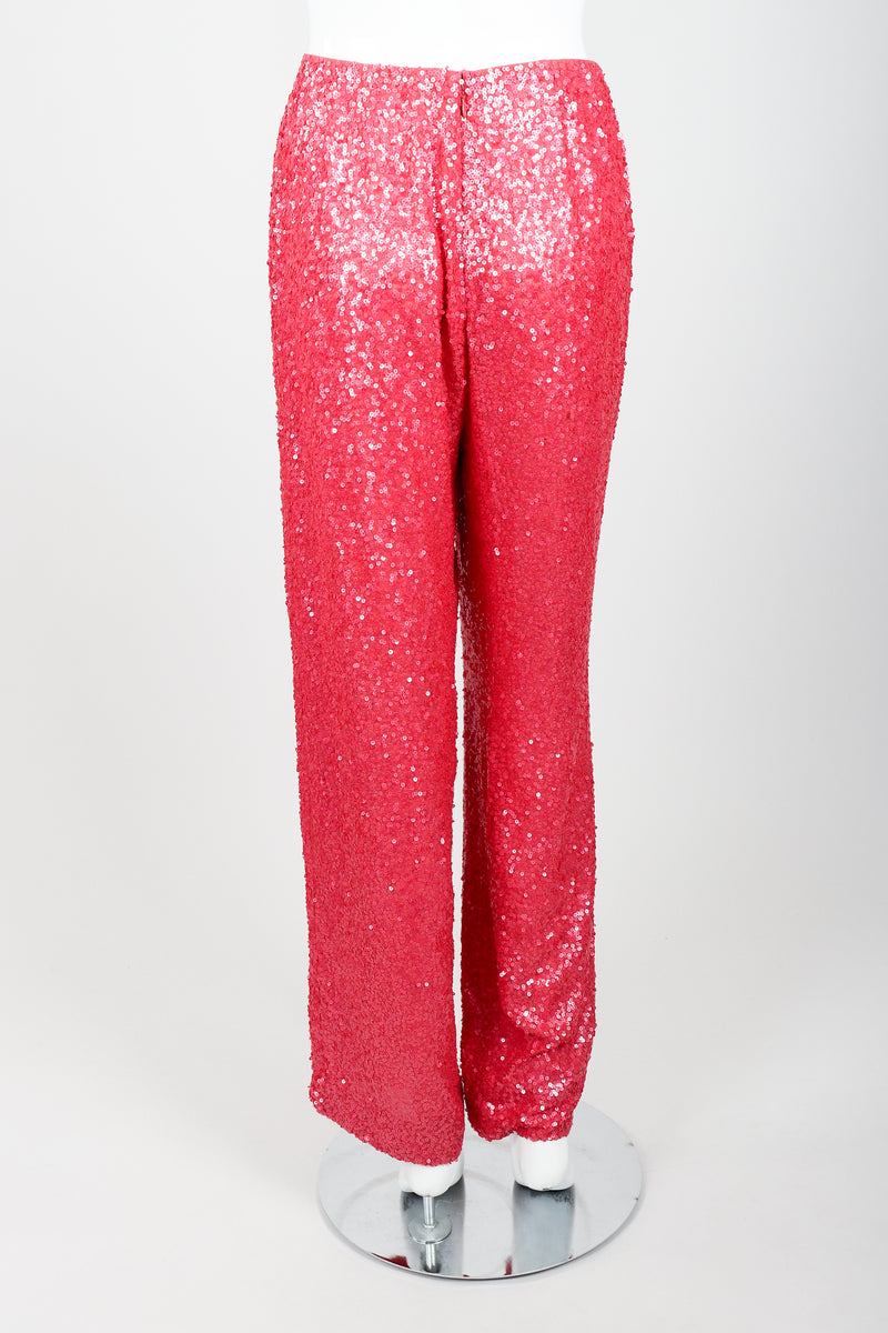 Vintage Bill Blass Sequin Sundae Pant Set on Mannequin Back at Recess Los Angeles