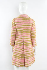 Vintage Bill Marre Woven Stripe Print Peacoat mannequin back @ Recess Los Angeles