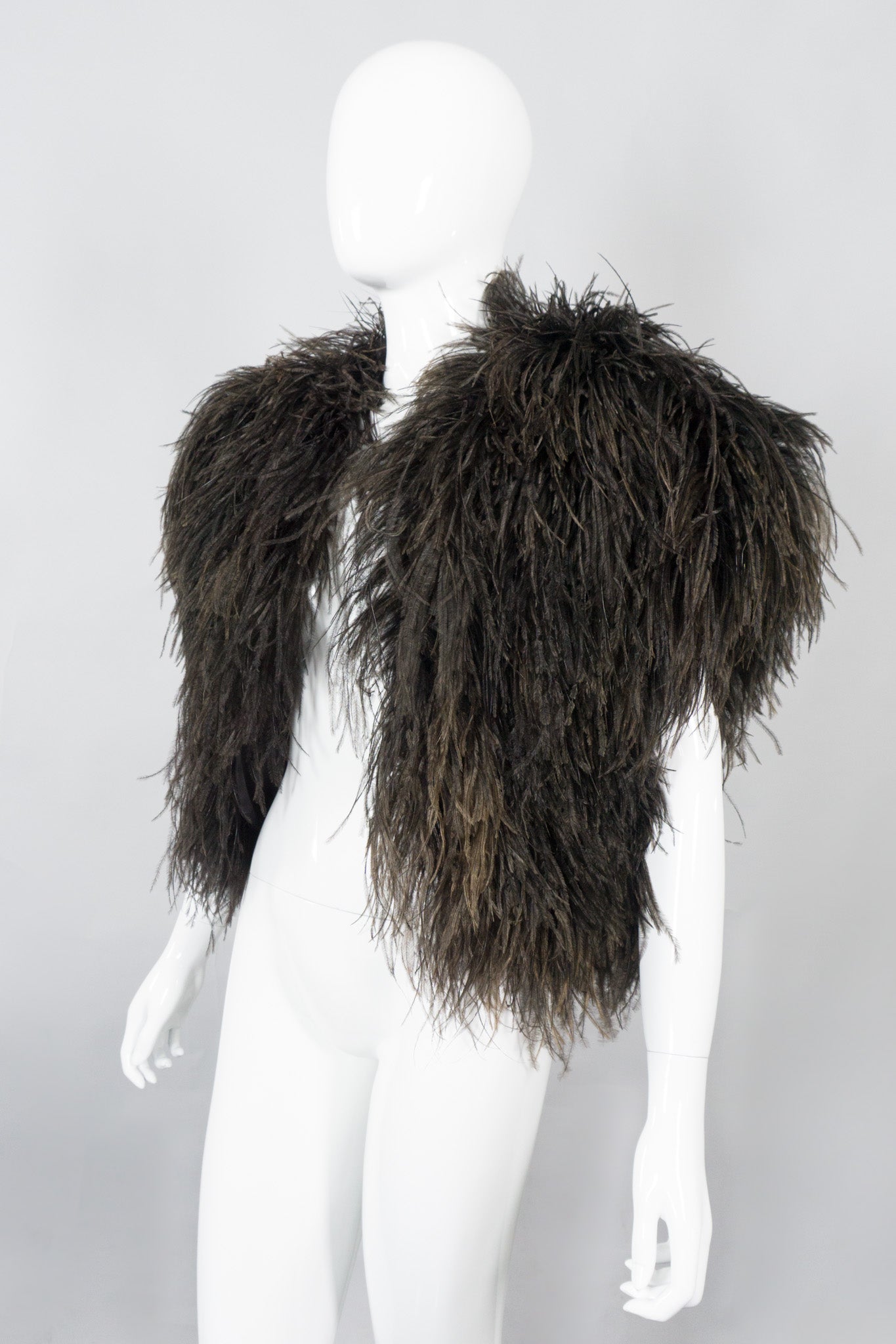 Bill Tice Vintage Chubby Ostrich Feather Jacket