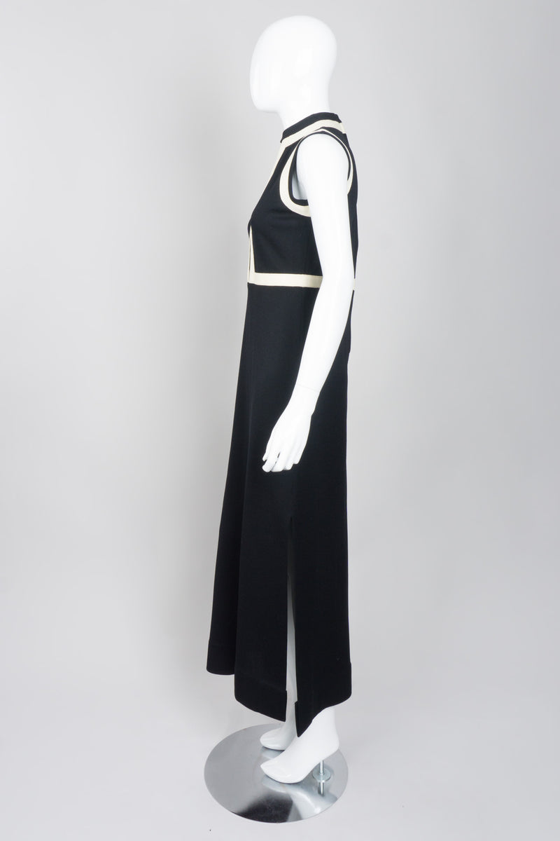 Rudi Gernreich for Harmon Knitwear Banded Ladder Column Dress