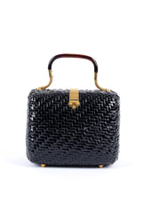 Greta wicker top handle bag product shot @recessla