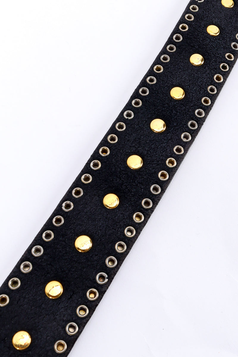 filigree-studded leather inside studs @recessla