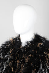 Recess Los Angeles Vintage Metallic Tinsel Chubby Marabou Jacket