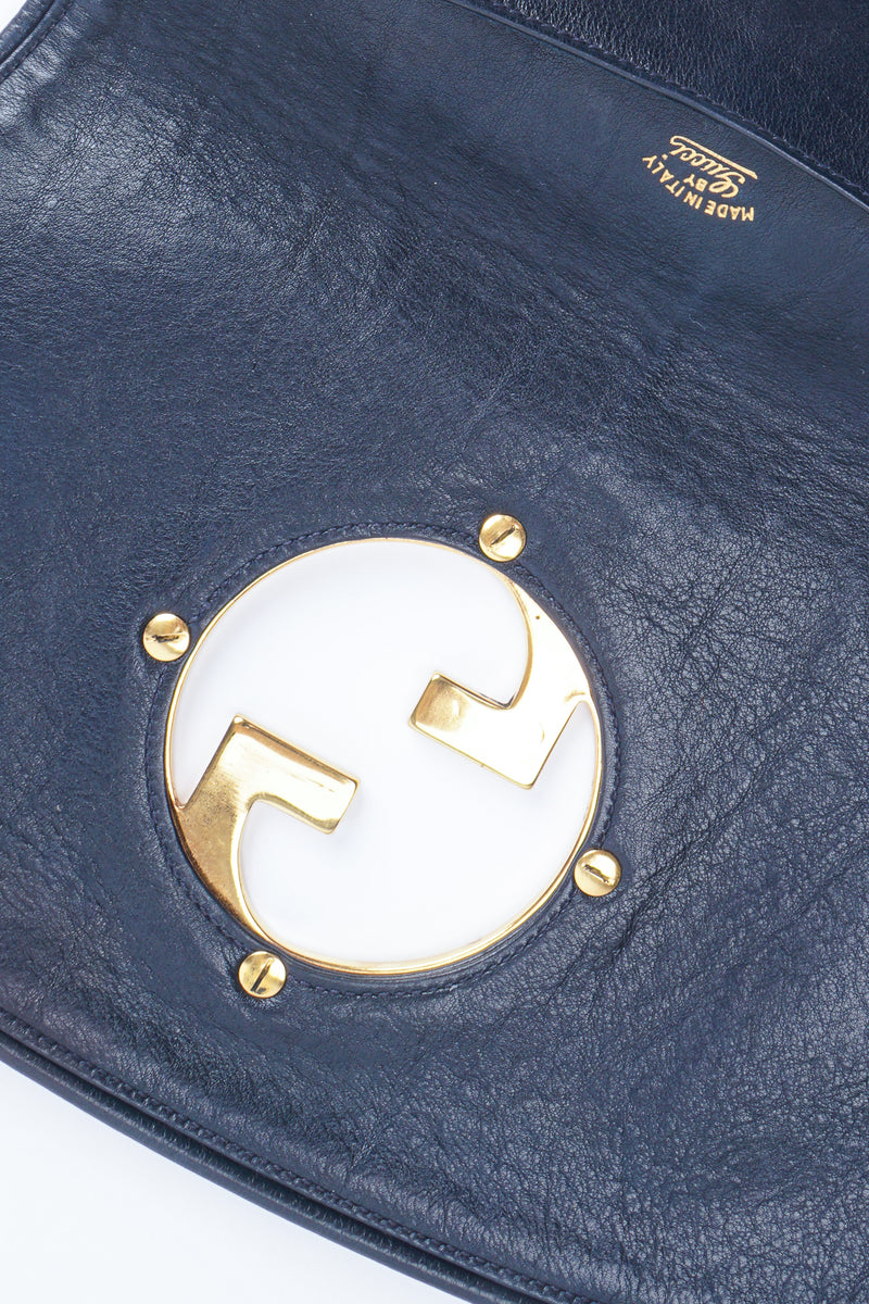 Vintage Gucci Blondie GG Medallion Cutout Clutch cutout at Recess Los Angeles