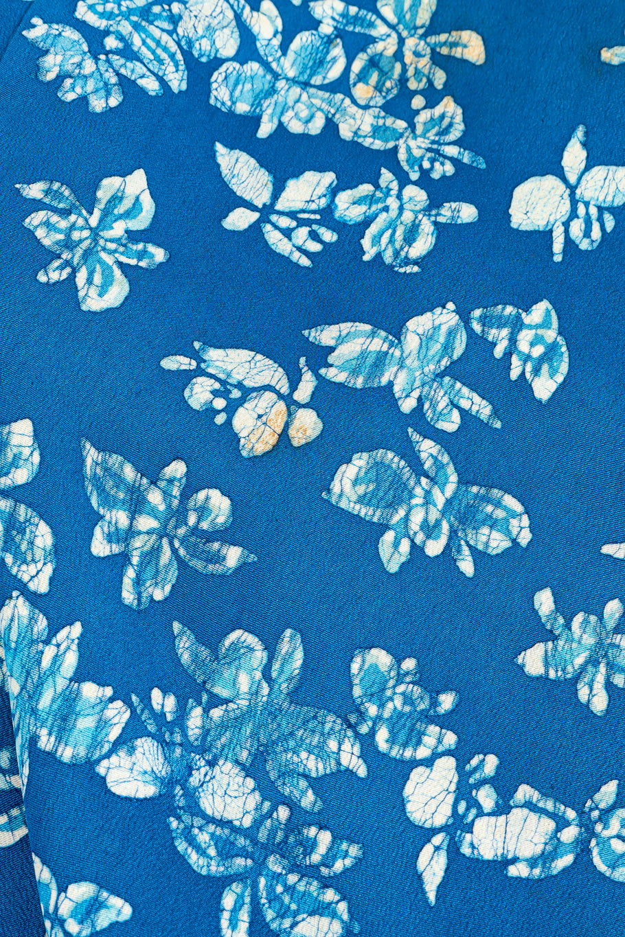 Japanese branch flower kimono fabric detail @recessla