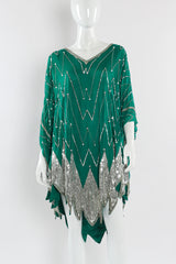 Glamorous beaded kaftan by Judith Ann Creations mannequin front @recessla