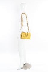 Bottega Veneta padded leather bag on mannequin @recessla