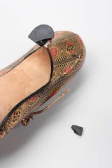 Metallic Moroccan Maryjanes