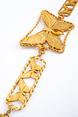 Large butterfly buckle metal belt chain @recessla