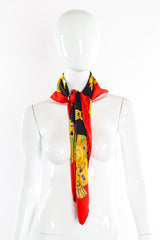 Gemstone silk scarf by Celine Photo on Mannequin @recessla