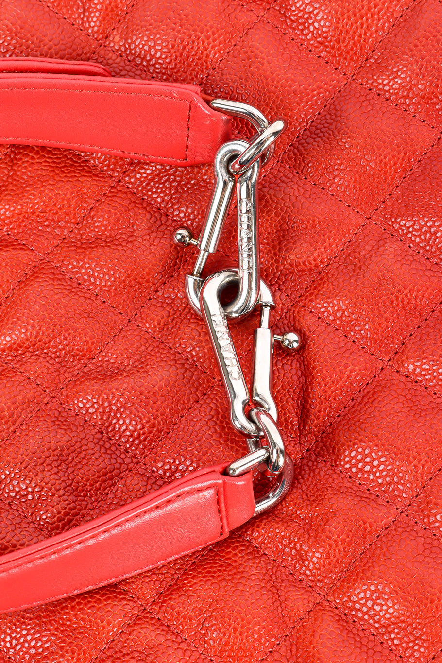 French riviera quilted hobo bag hardware details @recessla