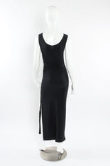 Vintage Caché Lion Emblem & Coin Bodycon Dress mannequin back @ Recess LA