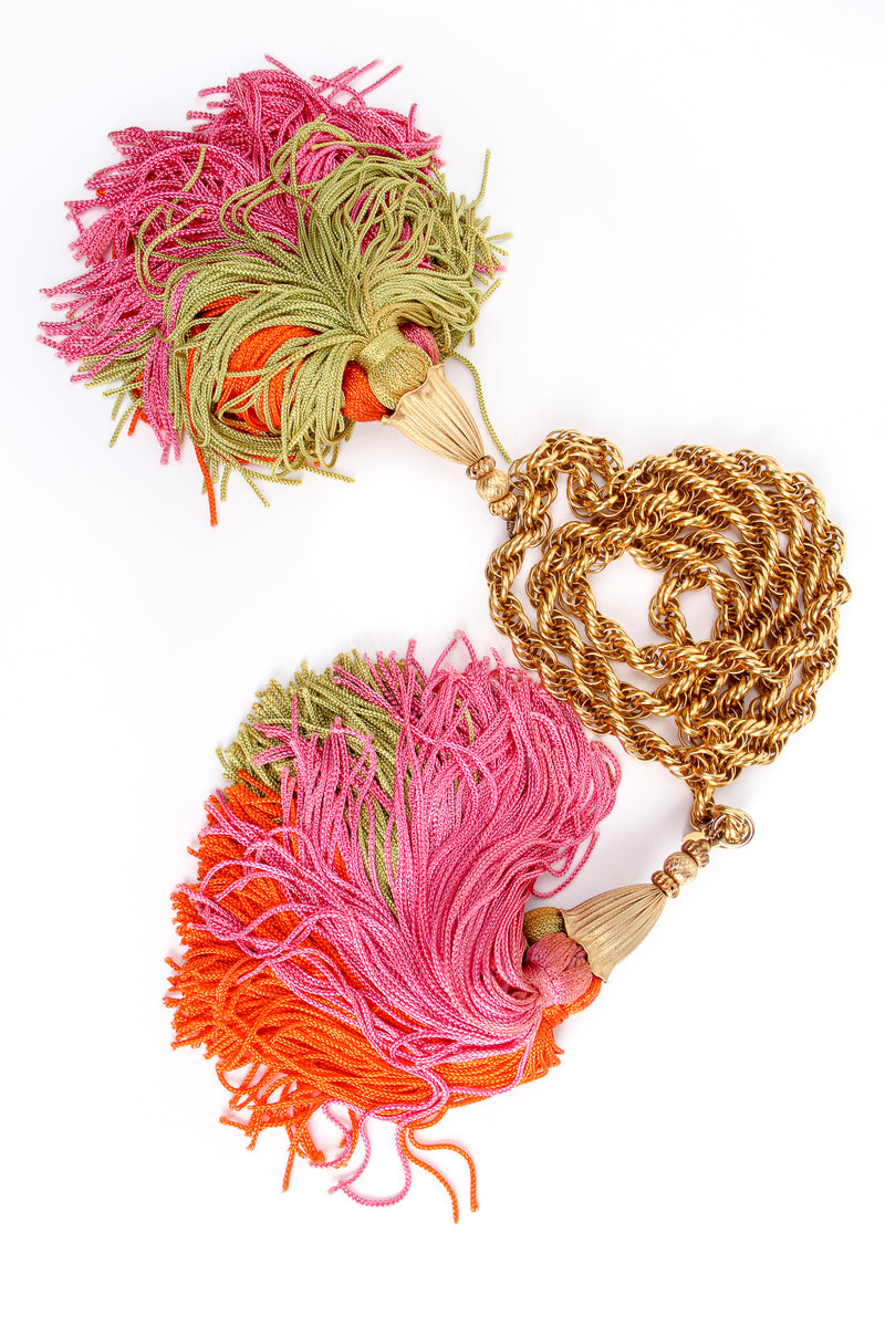 Vintage Cadoro Tropical Tassel Lariat Belt at Recess Los Angeles