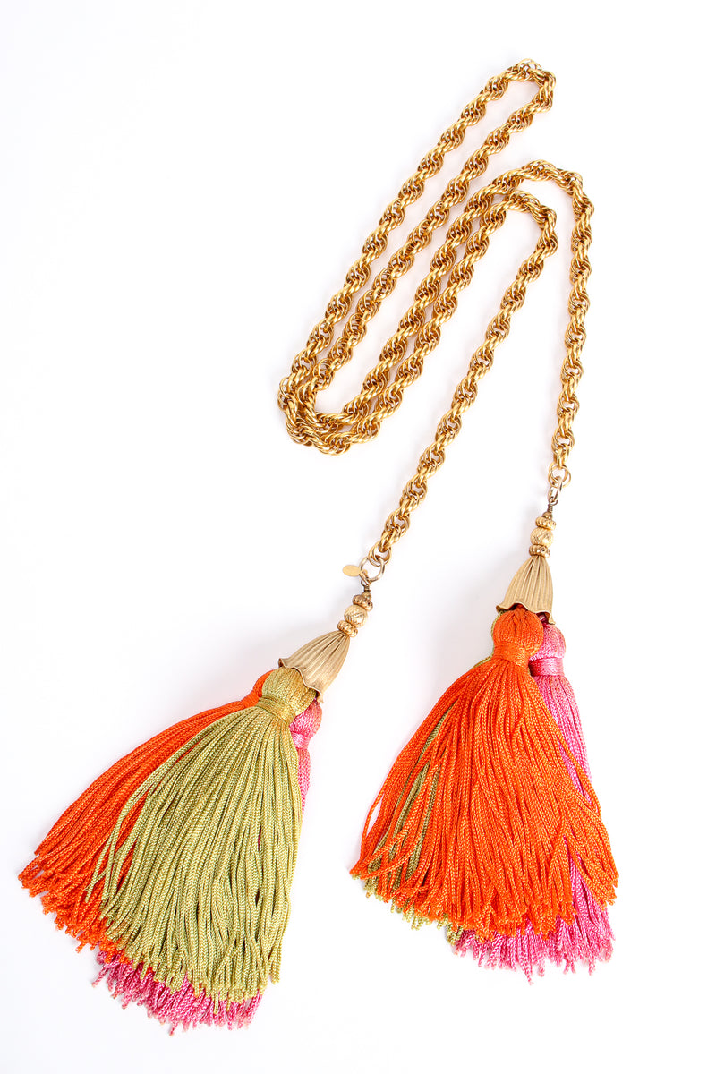 Vintage Cadoro Tropical Tassel Lariat Belt at Recess Los Angeles