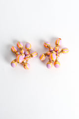 Vintage Cardillo Pastel Egg Cluster Earrings front cluster @ Recess LA