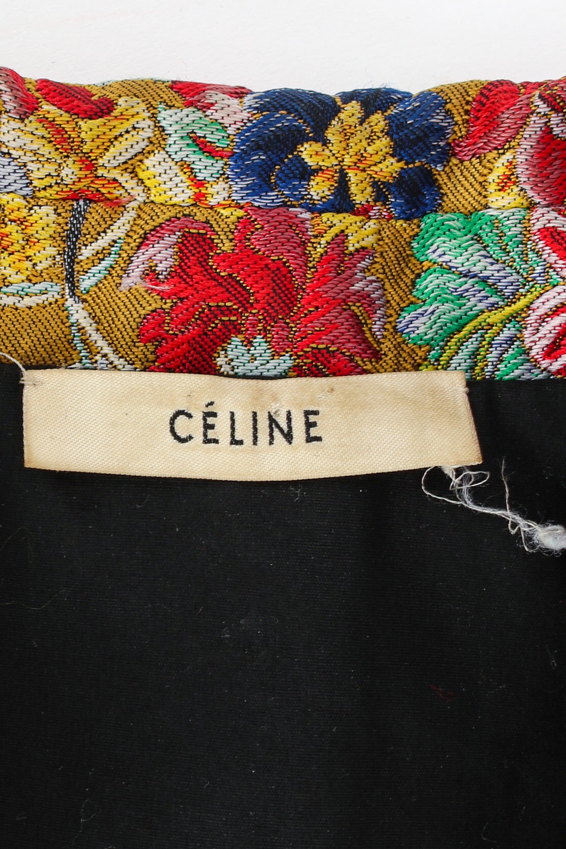 Celine Floral Damask Blazer label @ Recess LA