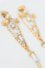 Vintage Chandelier Spike Chain Drop Earrings