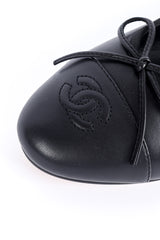 Ballet flats by Chanel toe cap close @recessla