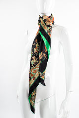 Vintage Chanel Chinese Coromandel Print Shawl on Mannequin at Recess Los Angeles