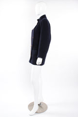 Vintage Chanel Chain Fob Cocoon Coat on mannequin side at Recess Los Angeles