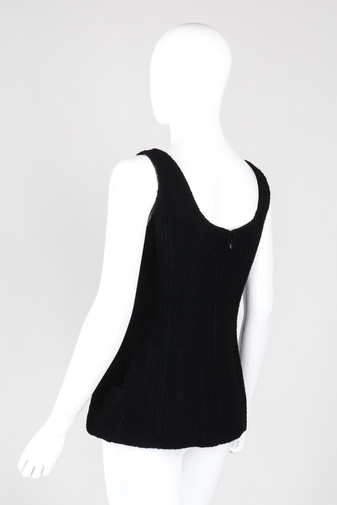 Recess Los Angeles Vintage Chanel Bouclé Boned Corset Tank