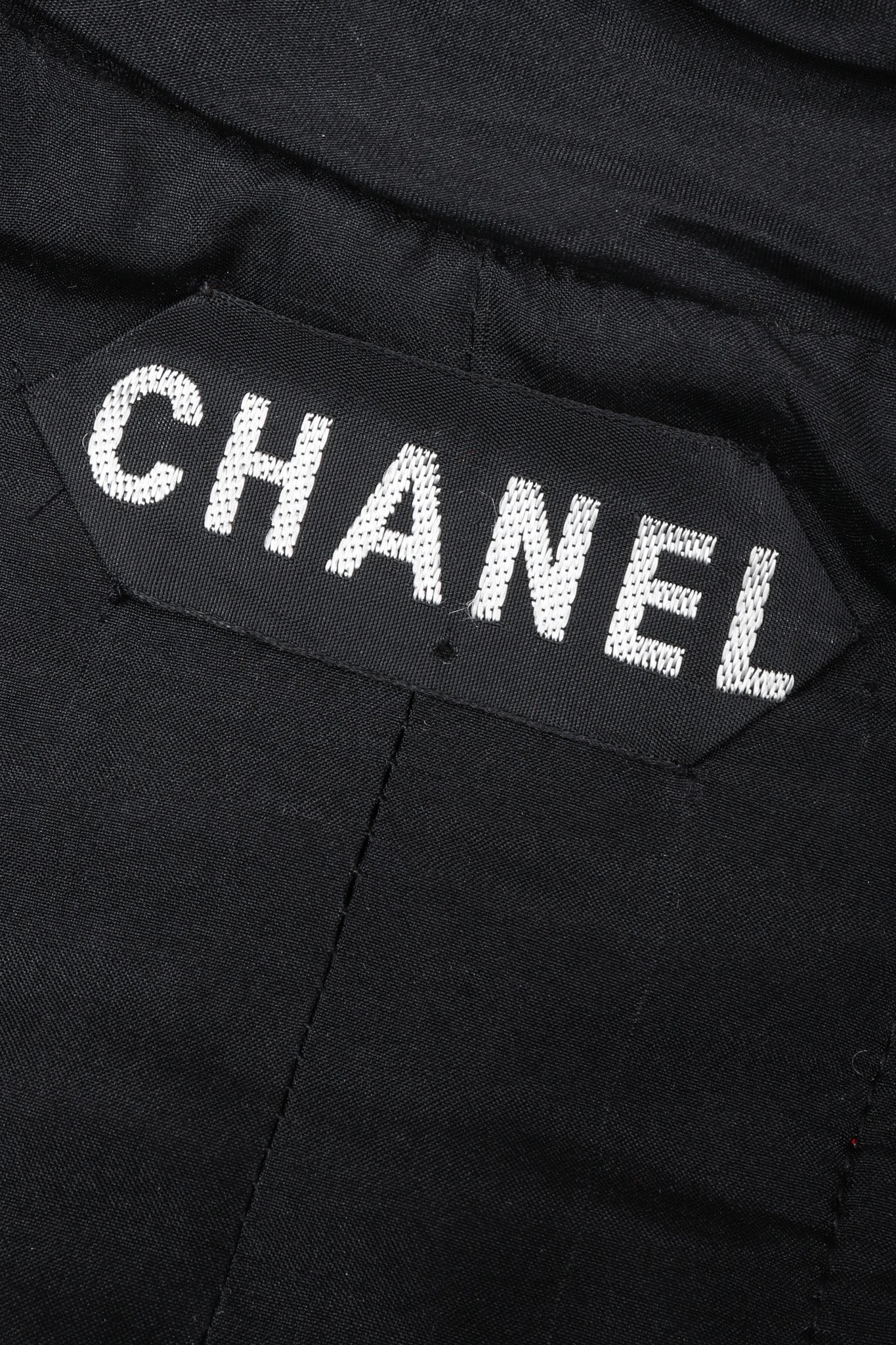 Recess Los Angeles Vintage Chanel Numbered Haute Couture Houndstooth Pussy Bow Jacket