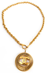 Vintage Chanel Long CC Logo Medallion Pendant at Recess Los Angeles