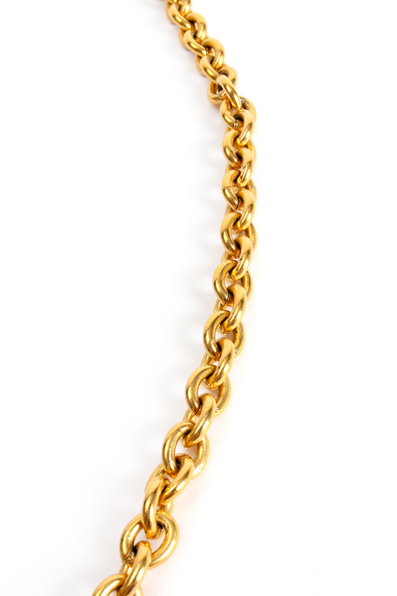 Vintage Chanel Long CC Logo Medallion Pendant chain at Recess Los Angeles