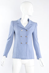 Vintage Chanel 1998P Seamed Tweed Jacket Set on mannequin front at Recess Los Angeles