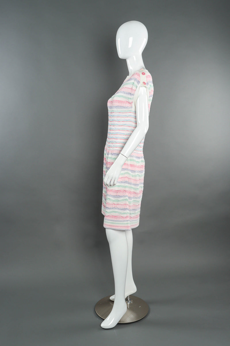 Vintage 2016 Chanel Fruit Burst Tennis Dress mannequin side  @ Recess LA