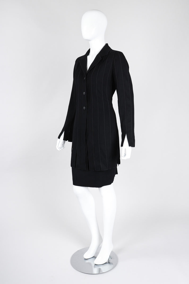 Recess Los Angeles Vintage Chloé Soft Carwash Hem Jacket & Skirt Suit Set