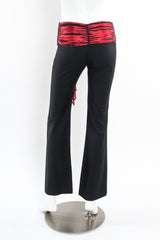 Vintage Chloé Ribbon Beaded Buckle Wool Pant mannequin back @ Recess LA