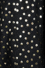 Vintage Christian Dior Sequin Skirt Set fabric detail at Recess Los Angeles