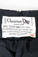 Vintage Christian Dior Sequin Tie Top & Skirt Set label at Recess Los Angeles