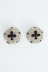 Vintage Christian Dior Crystal Club Suit Earrings at Recess Los Angeles