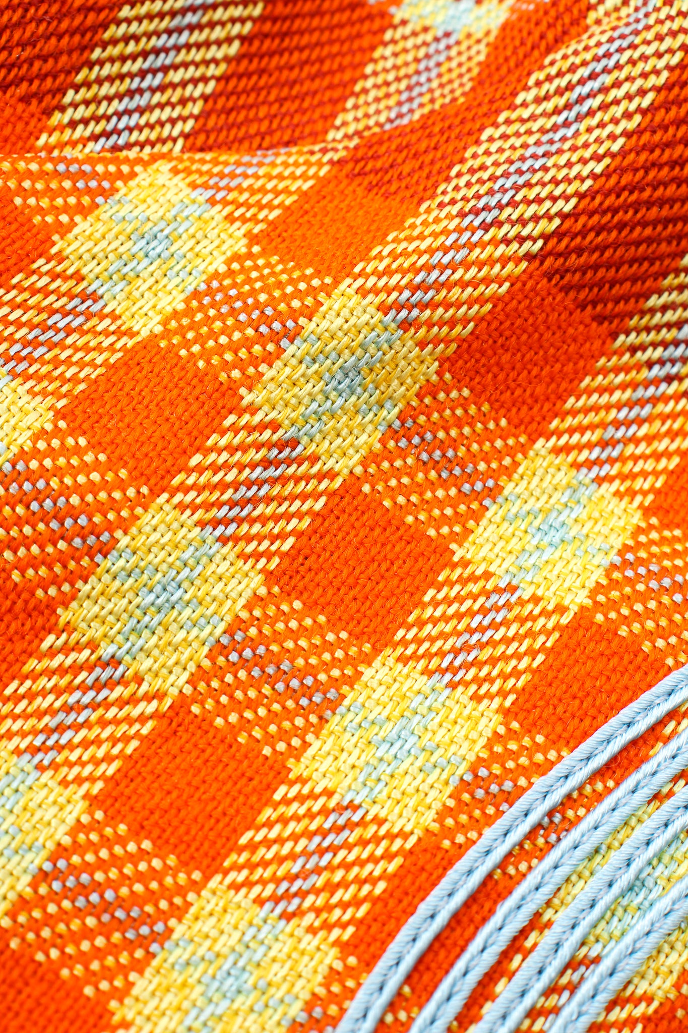 Vintage Christian Lacroix Madras Check Jacket fabric detail at Recess Los Angeles