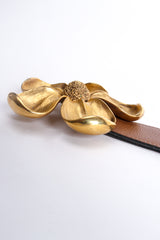 Vintage Christopher Ross Artisan Sculpted Blossom Buckle Belt buckle at Recess Los Angeles