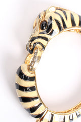 Vintage Ciner Enamel Zebra Stripe Bracelet at Recess Los Angeles