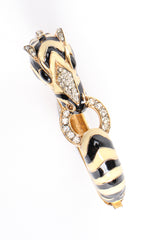 Vintage Ciner Enamel Zebra Stripe Bracelet at Recess Los Angeles