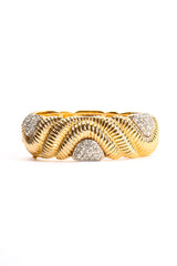 Vintage Ciner Ribbed Rhinestone Bracelet at Recess Los Angeles