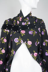 Comme des Garçons Floral Bondage Peplum Jacket