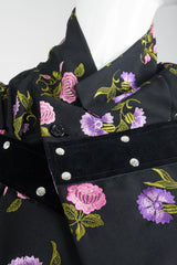 Comme des Garçons Floral Bondage Peplum Jacket