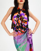 Emanuel Ungaro Scarf on Model's Torso @recessla